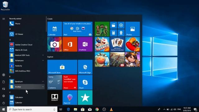 Windows 10 Desktop смотреть онлайн
