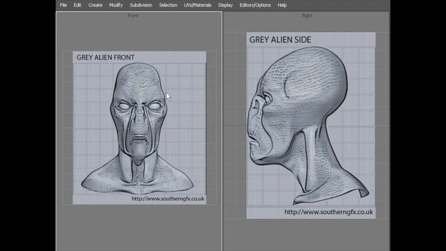 Glen Southern's Alien (Point-by-Point Modeling in Silo) - Part 1 of 9 смотреть онлайн