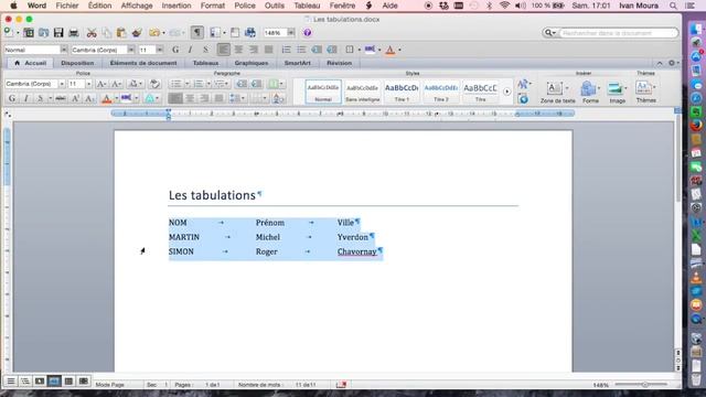 Comment utiliser les tabulations dans Word pour Mac 2011 ? смотреть онлайн