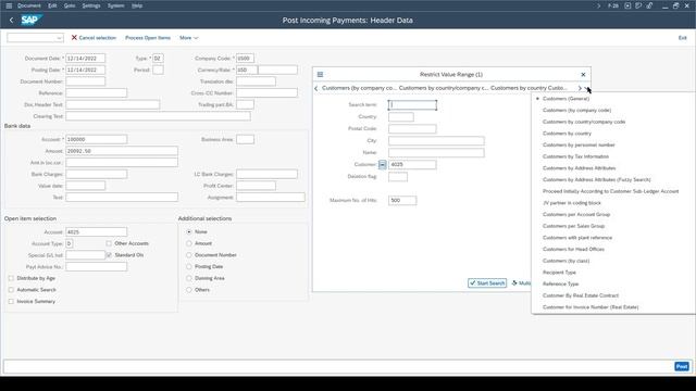 SAP Sales & Distribution | Step 13: Post Receipt of Customer Payment | Windows смотреть онлайн