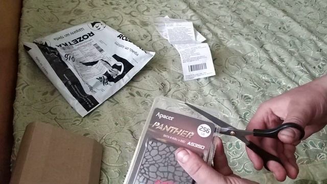Распаковка Apacer AS350 Panther256GB 2.5"SATAIII 3D TLC(95.DB2.P100C/AP256GAS350-1)из rozetka.com.u смотреть онлайн