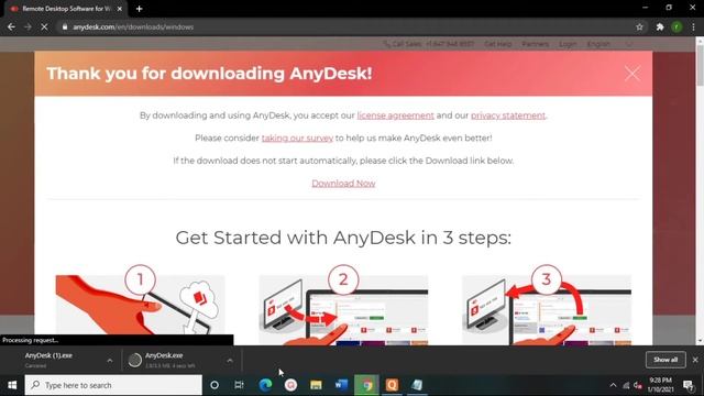 How To Download And Run AnyDesk For Windows 10/8/7/Vista/XP On PC/Laptop смотреть онлайн