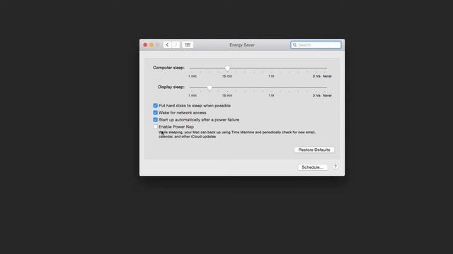MAC OS X Yosemite Tutorial: power nap смотреть онлайн