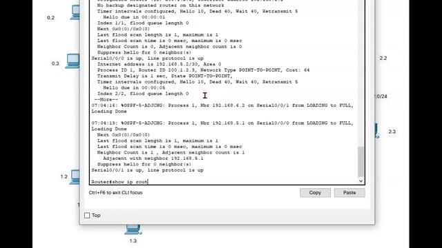 ospf: show ip route command смотреть онлайн