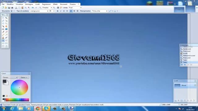 Come creare un BG per Youtube 2013 con Paint.net смотреть онлайн