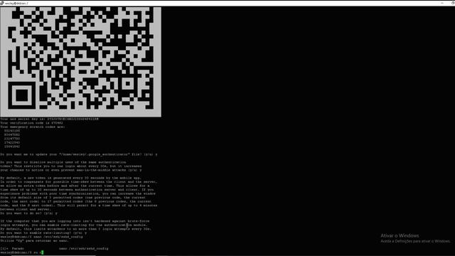 2FA CLI Linux Debian e SSH смотреть онлайн