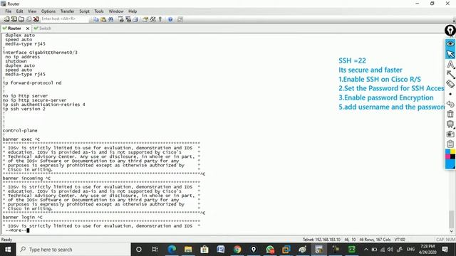 SSH Configuration on Cisco Router/Switch смотреть онлайн