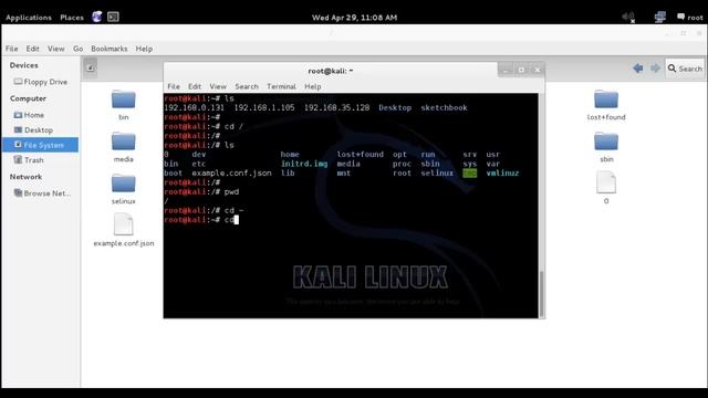 Kali Linux Command Line Tutorials 2 - Working with Directories смотреть онлайн