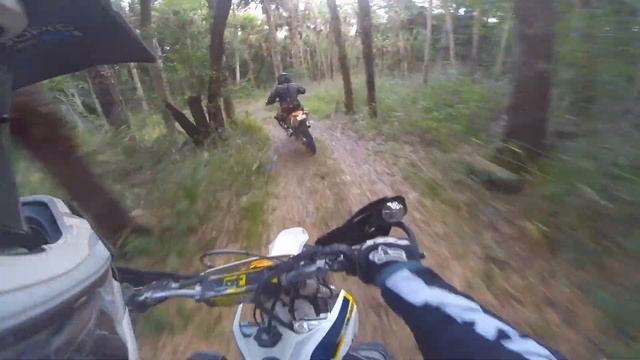 2015 KTM 500 Exc, Husqvarna FE 501 & KTM690 Enduro Awesome Off Road Trail Ride Dual Sport GoPro