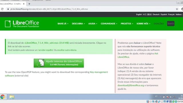 Libreoffice instalar no Windows 7 смотреть онлайн
