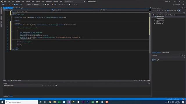 How To Send Emails Using VB.NET смотреть онлайн