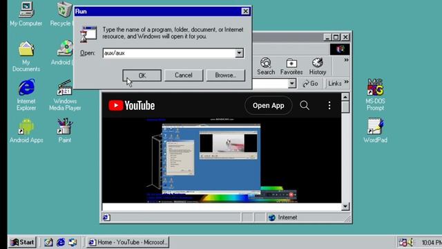Windows 98 BSOD 4039