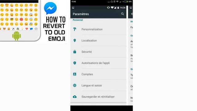 HOW TO REMOVE NEW EMOJI ON MESSENGER (Android) смотреть онлайн
