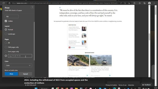 Learn How to Print Web Pages in Microsoft Edge in Windows 11 #microsoft #windows #tutorial смотреть онлайн