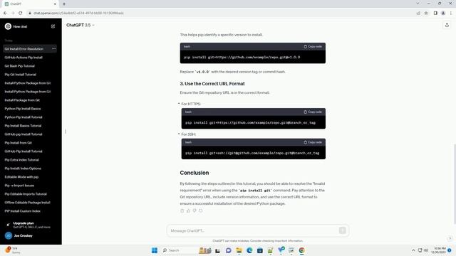 pip install git invalid requirement смотреть онлайн