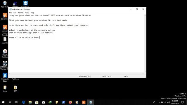 How to Install MTK VCOM drivers windows 10 or any unassigned Drivers смотреть онлайн