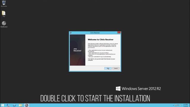 Citrix Receiver - Installation Procedure смотреть онлайн