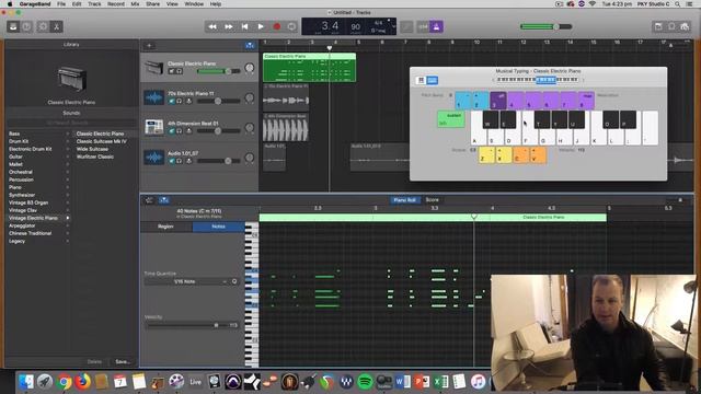 Record Music Without MIDI Keyboard Garageband and Logic Pro X смотреть онлайн