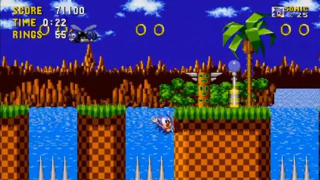 Sonic the Hedgehog 1 (iOS) Green Hill Zone Act 2 смотреть онлайн