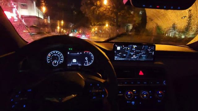 2022 Genesis G70 - Night Drive POV смотреть онлайн