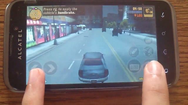 GTA III on Alcatel OT-995 смотреть онлайн