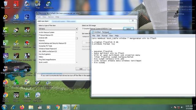 cara membuat boot table window 7 mengunakan win to flash смотреть онлайн