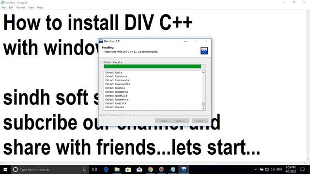 How to install Div C++ windows 10 смотреть онлайн