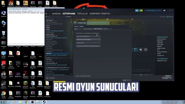 Unturned BattlEye Unofficial Modules Not Supported Hatasının Çözümü смотреть онлайн