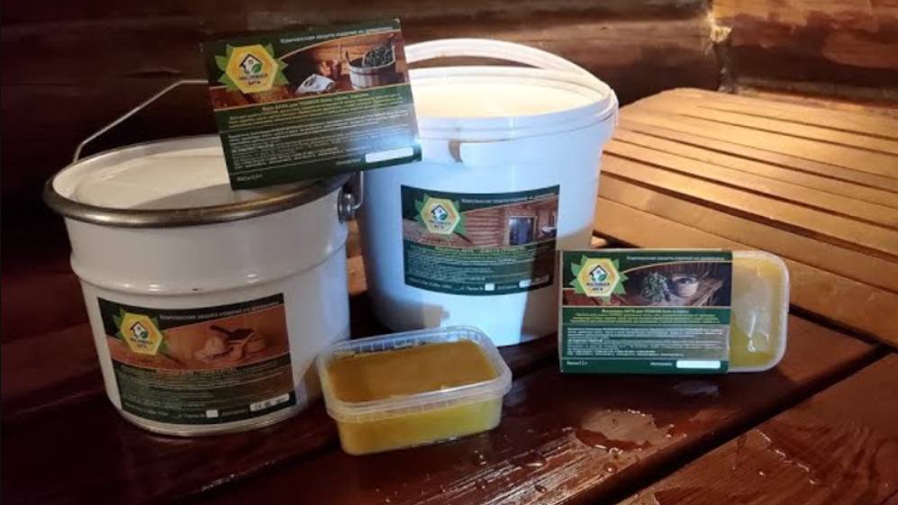 Воск для полков. Масло для полков в бане, сауне и парилки. Чем обработать полоки в бане и сауне. смотреть онлайн