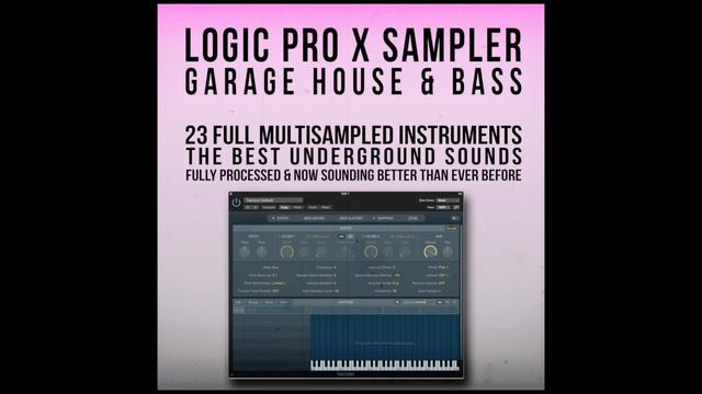 Logic Pro X - Sampler Instrument - Garage House & Bass смотреть онлайн