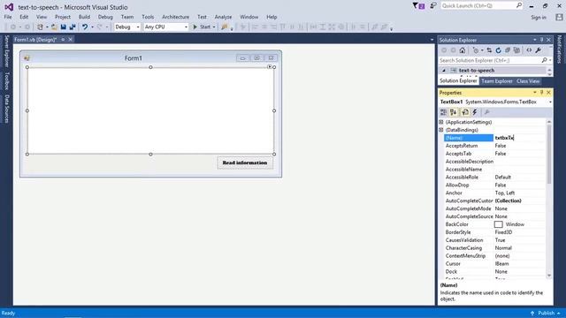 Visual Basic HOW TO CREATE A TEXT TO SPEECH READER смотреть онлайн