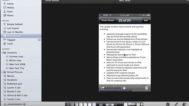 2 New Changes in iOS update for Photo Stream and iTunes Match смотреть онлайн