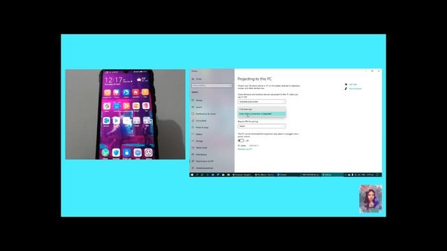 How to screen mirror android device to Windows 10 PC (2020) - NO APPS NEEDED - Huawei P30 Pro смотреть онлайн