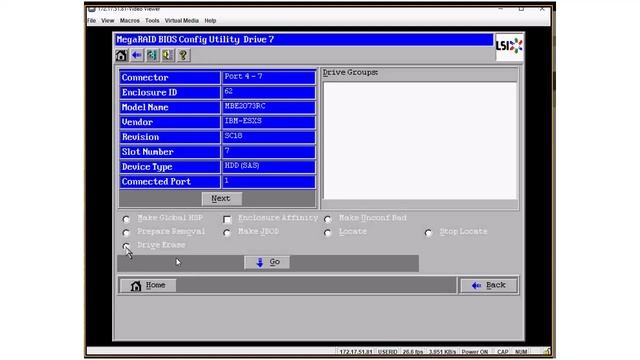 Cofigure and Erase IBM drives смотреть онлайн