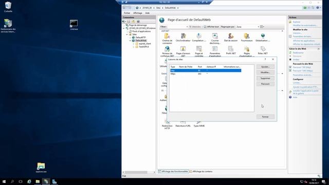 Mise en oeuvre de SSL pour https, IIS 10 Windows 2016 Serveur смотреть онлайн