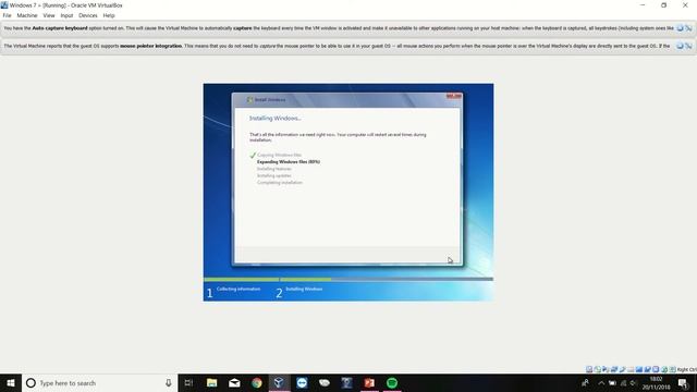 Creating a Windows 7 Machine on Virtualbox смотреть онлайн