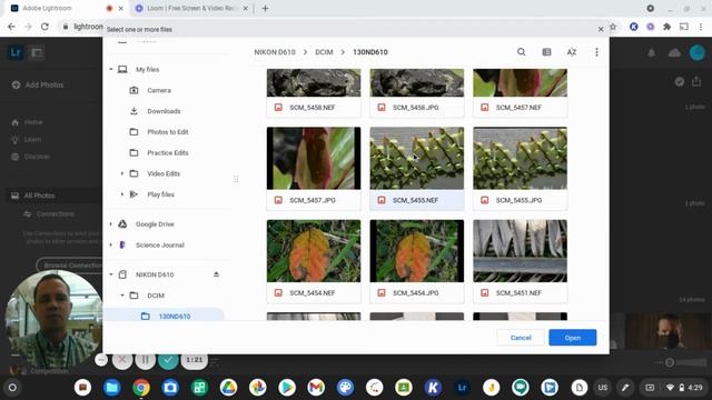 Import Photos from DSLR, Mirrorless, or SD Card to Lightroom on Chromebook смотреть онлайн