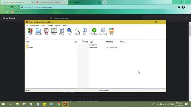 Flutter simple installation for Windows смотреть онлайн