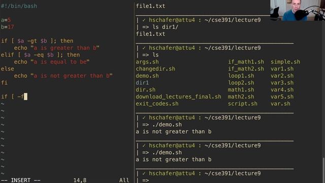 CSE 391 20au, Lesson 9 Video 3: If Statements and Exit Codes смотреть онлайн
