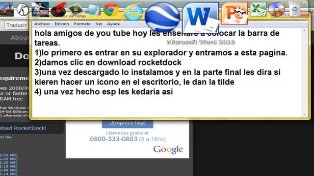 como descargar y utilizar barra de tareas (window xp, vista, y 7 смотреть онлайн