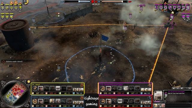 COH2 2v2 Dr. Jekyll (SU) & PutPut (SU) vs Olvadi (OH) & Toad in A Sandwich (OK) смотреть онлайн