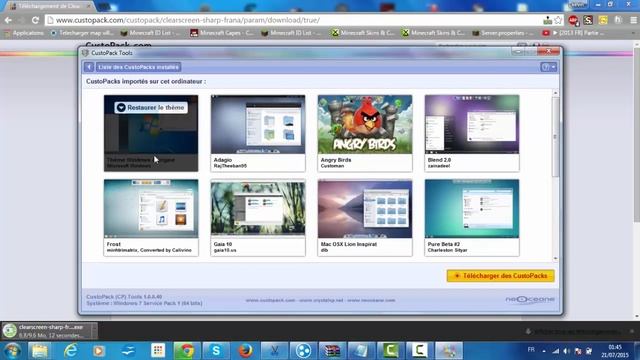 comment changer son themes de windows7/vista/xp смотреть онлайн