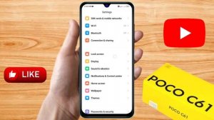 how to change home screen mode in poco c61, poco c61 home screen setting