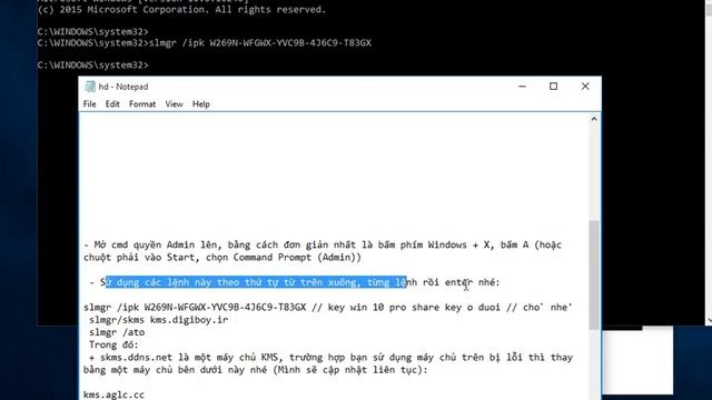 How to Activate Windows 10 using Command Prompt Free 2017 All ver смотреть онлайн