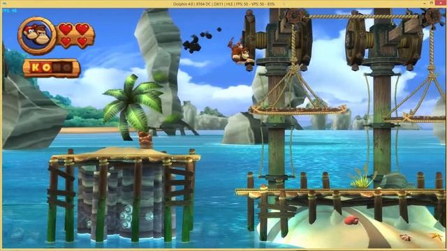 DONKEY KONG RETURNS Fase 2-1 Dolphin PC смотреть онлайн