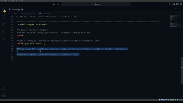 Python: Comments and Hello World! смотреть онлайн