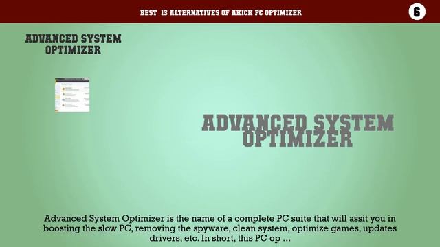 AKick PC Optimizer | Best 13 Alternatives of AKick PC Optimizer смотреть онлайн