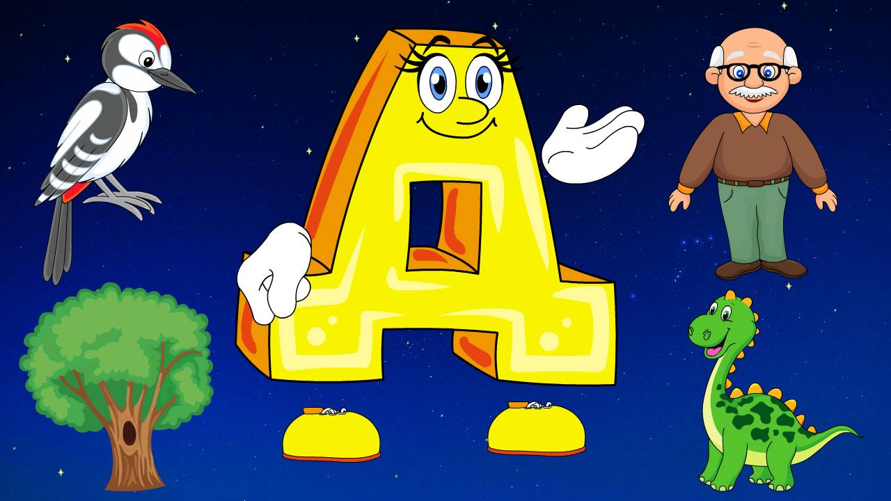 Алфавит. Буква Д. Азбука для детей. Учим букву Д. Развивающий мультик для детей. смотреть онлайн