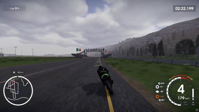 TT Isle of Man - Creagh Airfield Speed Race -Kawasaki ZX-6R - I5 9600k + gtx 960 2gb смотреть онлайн
