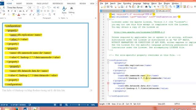Install Hadoop 2.7.3 on window 7/ 8.1/10 смотреть онлайн